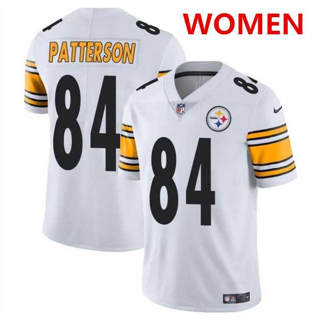 Women's Pittsburgh Steelers #84 Cordarrelle Patterson White Vapor Stitched Jersey Dzhi,We sell and wholesale Women's Pittsburgh Steelers #84 Cordarrelle Patterson White Vapor Stitched Jersey Dzhi on line form chian!